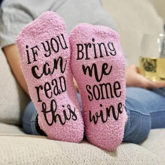 Bring Me Some Wine Socks